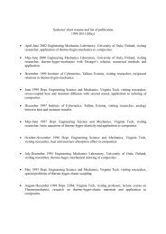 Szekeres' resume and list of publication