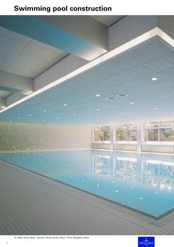 Fundamentals of swimming pool construction - Villeroy & Boch