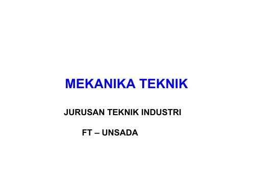 Materi kuliah teknik industri pdf