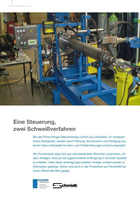 nr. 54 Fenster schweißtechnik für Fortgeschrittene ... - Esab