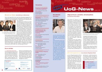 Ausgabe 1/2006 - Unternehmer ohne Grenzen