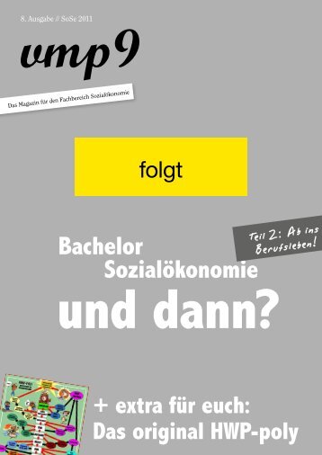 Sozialökonomie Bachelor - GdFF