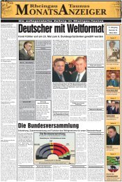 Ausgabe 24 (März 2004) - Rheingau-Taunus-Monatsanzeiger