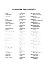 Referenzliste Raum Osnabrück - W. Husen Stahlbau GmbH & Co. KG