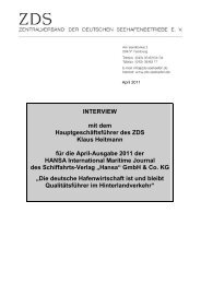 Interview mit dem Hauptgeschäftsführer des ZDS Klaus Heitmann