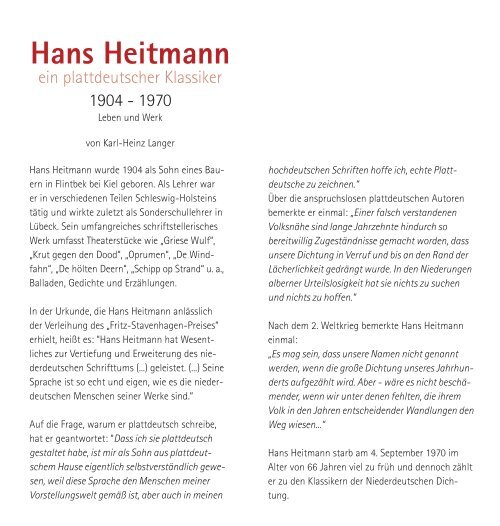 Hans Heitmann - Karl-Heinz Langer