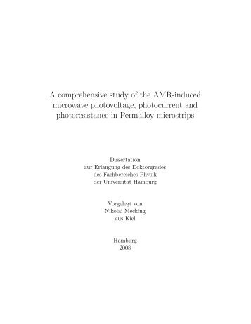 A comprehensive study of the AMR-induced microwave ...