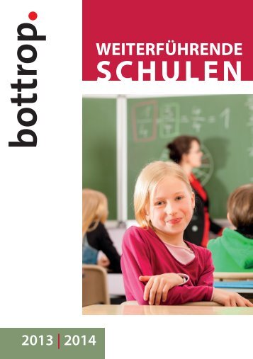 Weiterführende Schulen in Bottrop im Schuljahr 2013/2014