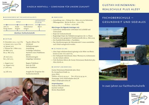 gustav-heinemann- realschule plus alzey fachoberschule ...