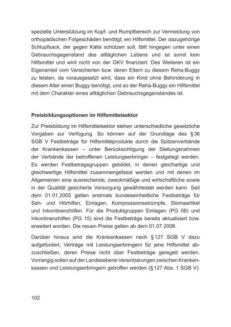 GEK Report: Heil- und Hilfsmittel-Report 2006 - Presse