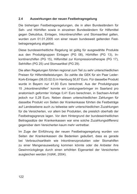 GEK Report: Heil- und Hilfsmittel-Report 2006 - Presse