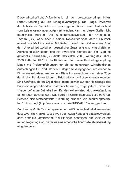 GEK Report: Heil- und Hilfsmittel-Report 2006 - Presse