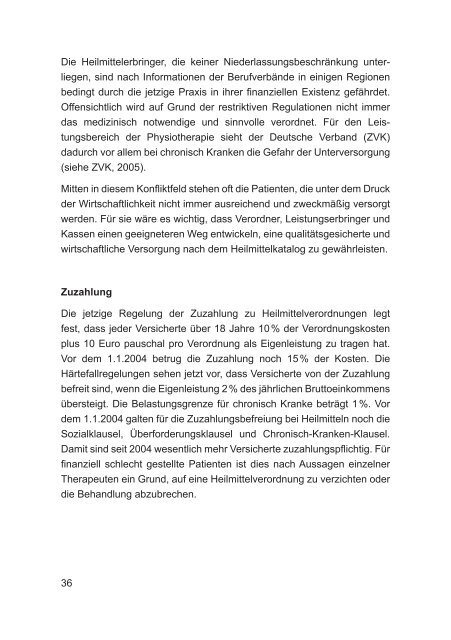 GEK Report: Heil- und Hilfsmittel-Report 2006 - Presse