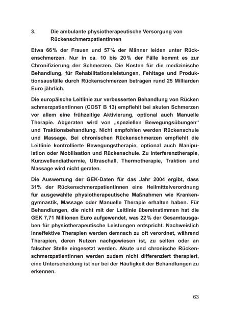 GEK Report: Heil- und Hilfsmittel-Report 2006 - Presse