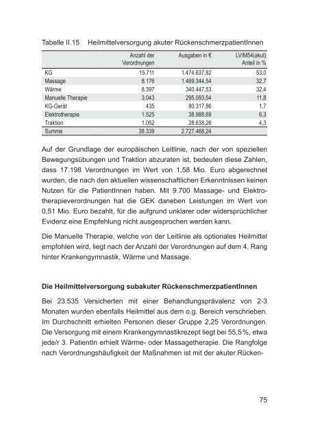 GEK Report: Heil- und Hilfsmittel-Report 2006 - Presse