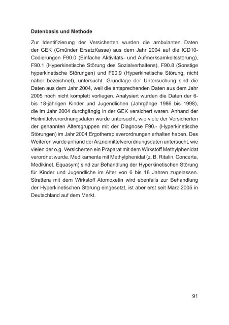 GEK Report: Heil- und Hilfsmittel-Report 2006 - Presse