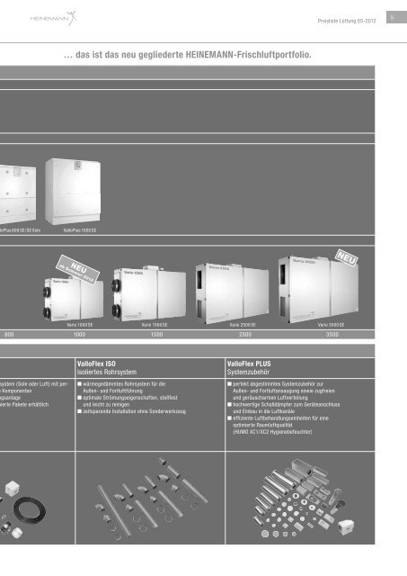 Preisliste Lüftung - Heinemann GmbH