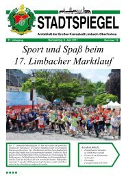 Sport und Spaß beim 17. Limbacher Marktlauf - Stadt Limbach ...