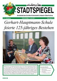 Gerhart-Hauptmann-Schule feierte 125-jähriges Bestehen