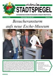 Besucheransturm aufs neue Esche-Museum - Stadt Limbach ...