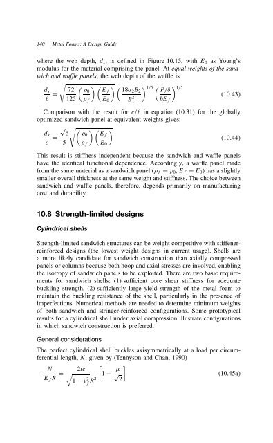 Metal Foams: A Design Guide