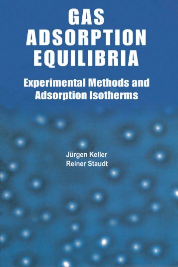 GAS ADSORPTION EQUILIBRIA Experimental Methods and ... - Free