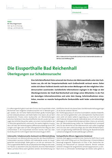 Die Eissporthalle Bad Reichenhall - Bauverlag