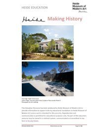 Making History - Heide Museum of Modern Art