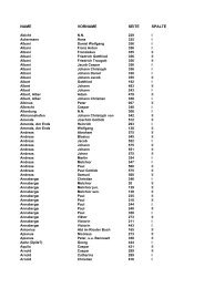 NAME VORNAME SEITE SPALTE - Familienarchiv Papsdorf