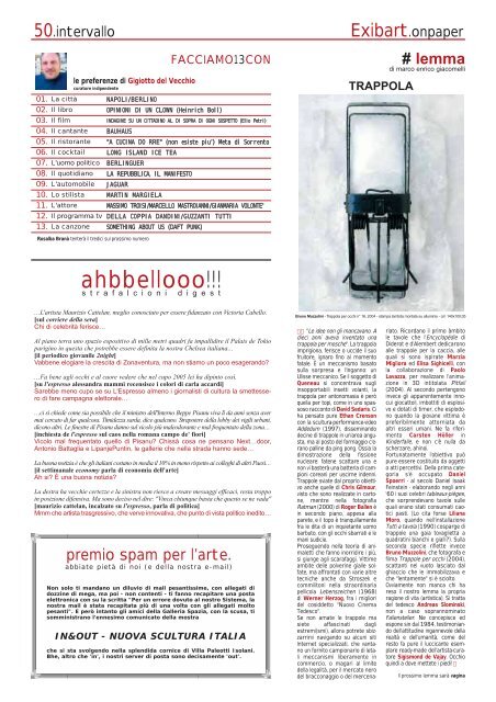 Exibart.onpaper 30 - Il Mattino di Bolzano