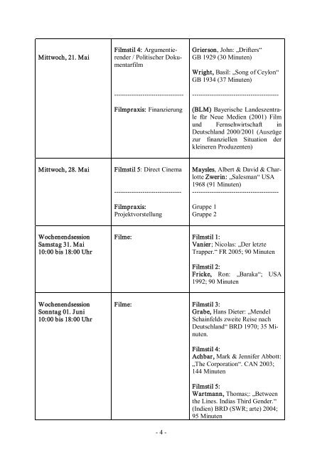 Spielarten des Dokumentarischen. Theorie und ... - Thorolf Lipp