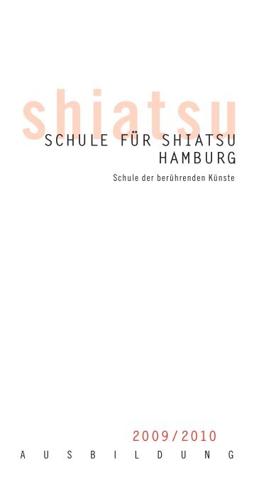 SCHULE FÜR SHIATSU HAMBURG - Ausbildungsinstitute.de