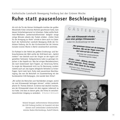 Die Landzeit 01-2011. - Katholische Landfrauenbewegung