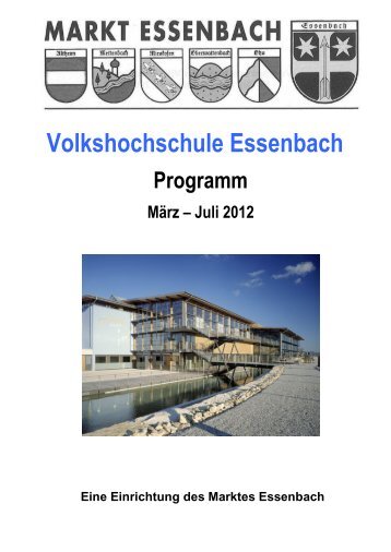 Sommersemester Februar 2012 - Markt Essenbach