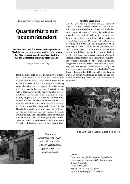 Quartierzeitung, Nr. 97-2011 - Obergrund