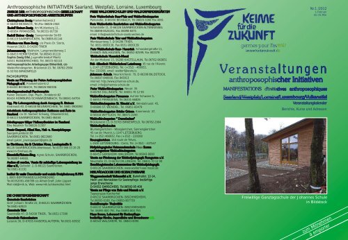 Keimeheft 1 / 2012 - bei Keime für die Zukunft