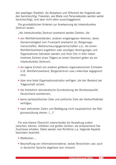 Tätigkeitsbericht des Integrationsrates 2004-2009 - Förderverein ...