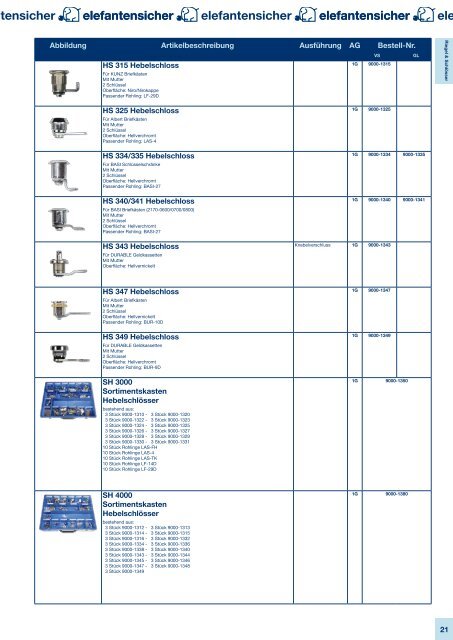 Produktkatalog Schloss & Beschlag - Basi GmbH