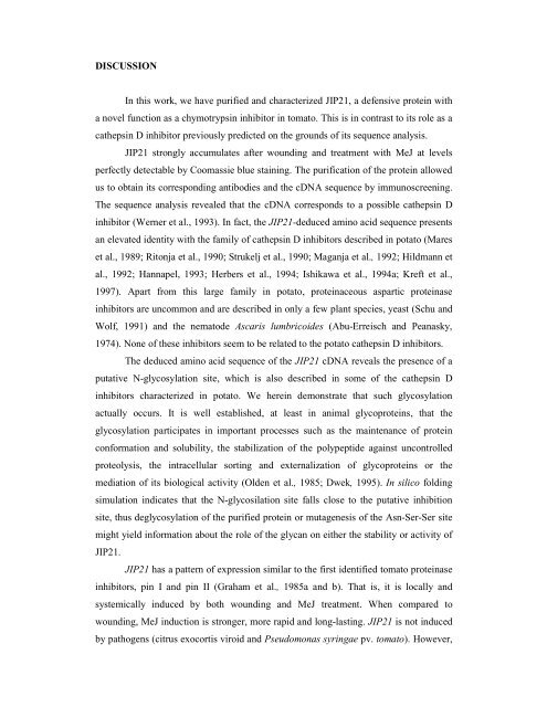 Tomato CDI as a Strong Chymotrypsin Inhibitor ... - Plant Physiology