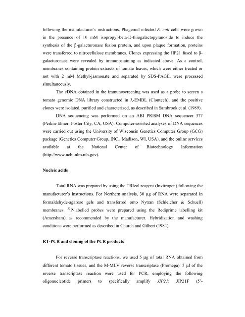 Tomato CDI as a Strong Chymotrypsin Inhibitor ... - Plant Physiology