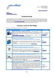 Page 1 Kurzbesprechung Literatur rund um die Pflege Stand ...