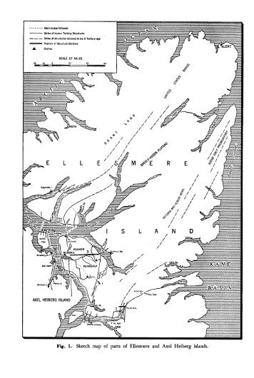 geological investigations in ellesmere and axel heiberg islands - arctic