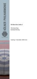 Download PDF - KÃ¶lner Philharmonie