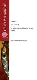 Download PDF - KÃ¶lner Philharmonie