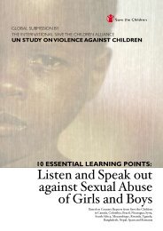 Listen and Speak out against Sexual Abuse of Girls and Boys - CRIN