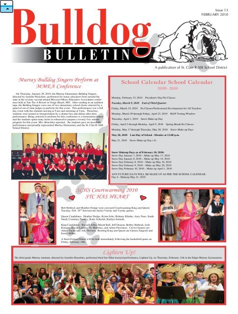 BULLETIN - St. Clair R-XIII School District