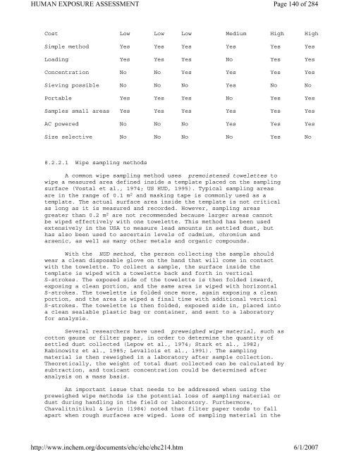 Environmental Health Criteria 214