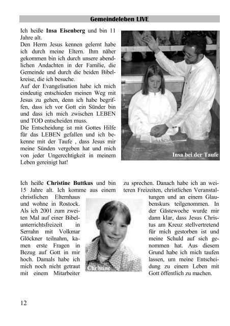 Gemeindebrief Ausgabe 03-6 - Baptisten in Rostock