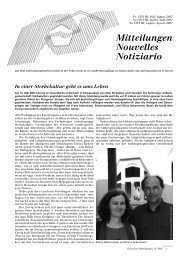 Mitteilungen Nouvelles Notiziario - Anthromedia.net