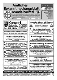 2009 Konzert - Mandelbachtal